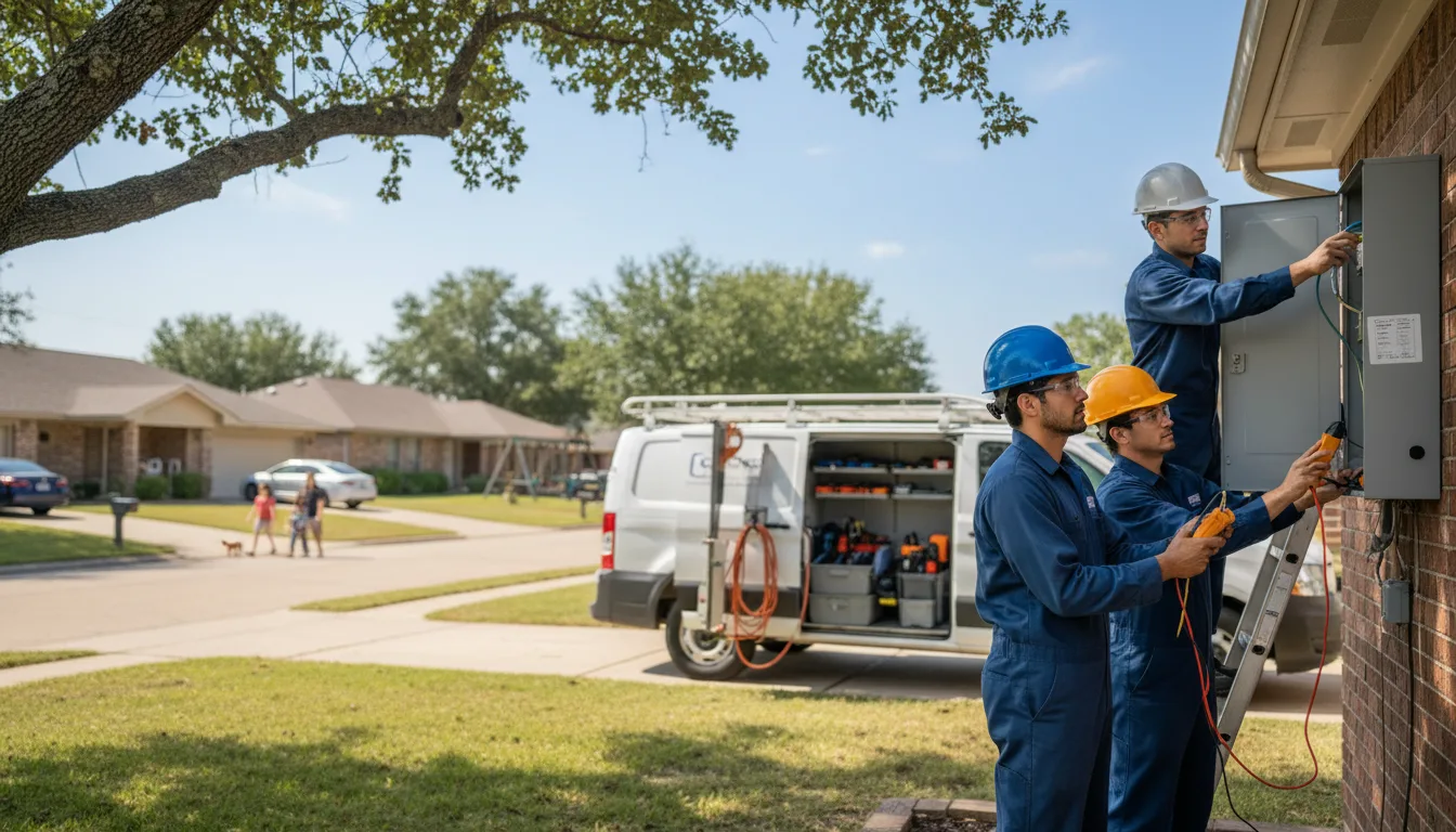 Certified electrician providing emergency electrical services in Nabb, IN